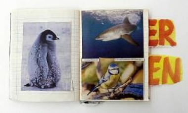 Dillier, Monika | ZOON / Tiere, 2006-2012 | 77 Zeichnungen / Collagen | 21 x 25 cm