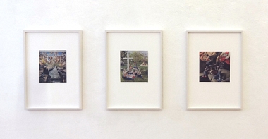Untitled, 2011 | Untitled, 2011 | Untitled, 2013 | Analogue collage on paper, framed as objects