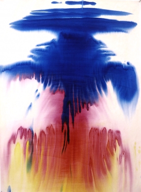 Untitled, 24.12.86 | Watercolour on paper | 106,5 x 80 cm