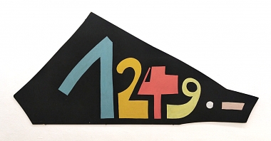 1249.-, 1982 | Dispersion auf Pavatex | ca. 70 x 150 cm