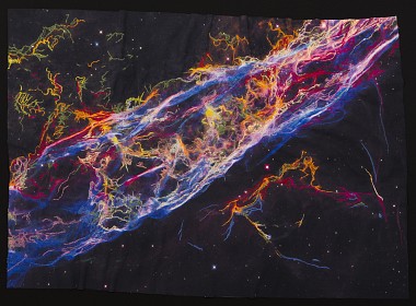 Prodigieuses énergies, 2019 | Stickerei auf Textil | 111 x 90 cm